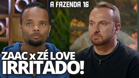 A Fazenda Zaac Revoltado Z Love Albert Irritado Puni O