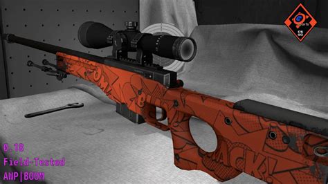 Awp Boom Skin Wear Preview Youtube