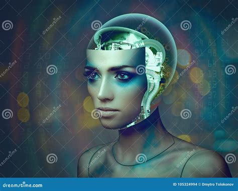 Cybernetic Organism Stock Photo Image Of Experience 105324994