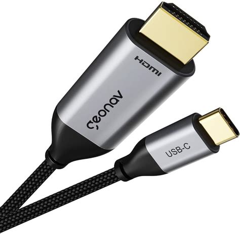 Geonav Cabo Usb C Para Hdmi Suporta Resolu O K Hz Metros