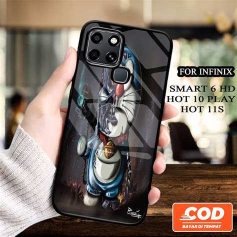 Jual MEGA CASE DORAEMON INFINIX SMART 6 6 HD 5 4 HOT 8 9 9 PLAY 10 10S 10 PLAY HOT 11 11S 11S