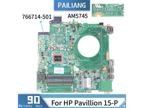 Laptop Motherboard For Hp Pavillion P Mainboard Day Amb C