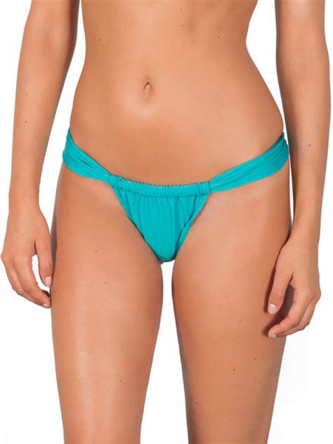 Bikini Brasilien Slip Tahitiblau Verstellbar Tahiti Sumo Bikini