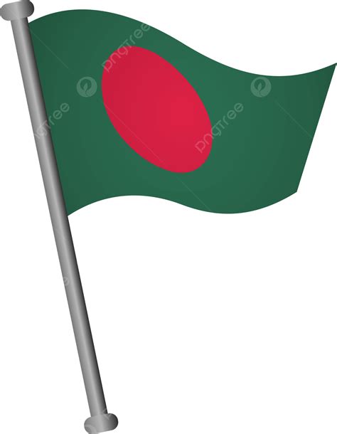 Bandera Ondulada De Bangladesh Vector Png Bangladesh Bandera Dia De Porn Sex Picture