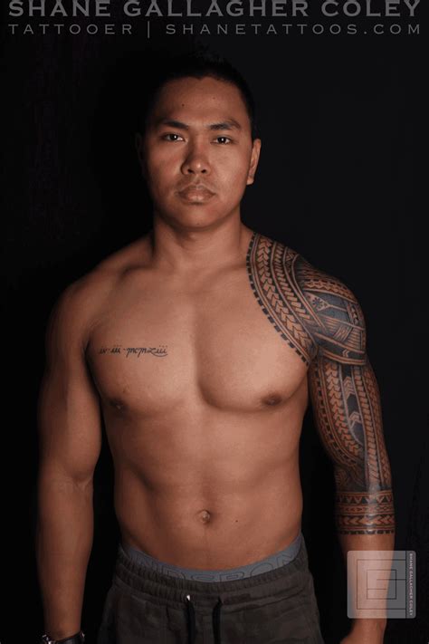 SHANE TATTOOS: Polynesian Sleeve Tattoo, Tatau