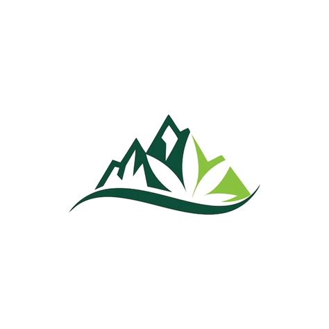 Premium Vector Cannabis Mountain Logo