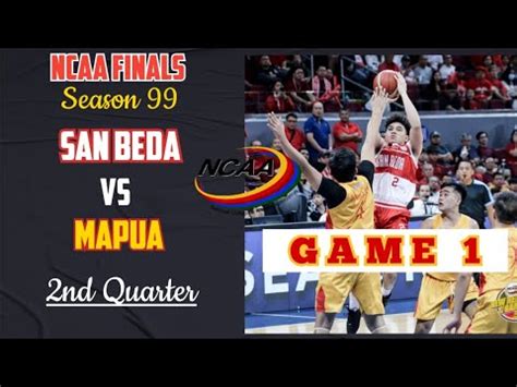 San Beda Vs Mapua Game Ncaa Season Finals Nd Quarter Youtube