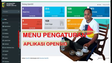 Cara Cepat Memahami Menu Pengaturan Di Aplikasi Opensid Terbaru