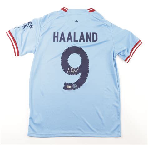 Erling Haaland Signed Manchester City Jersey (Beckett) | Pristine Auction