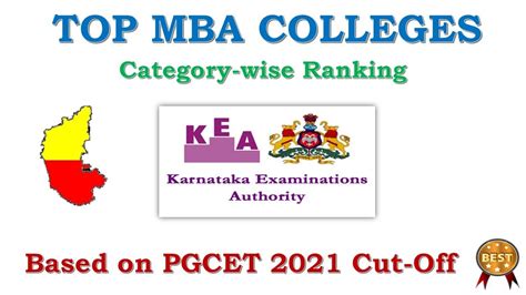 TOP MBA Colleges In Karnataka 2022 PGCET 2022 KEA YouTube