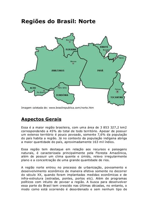 hidrografia da região norte wood scribd braxin