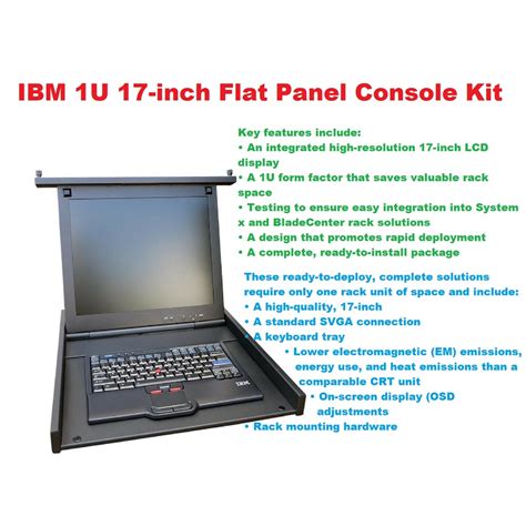 Ibm U Inch Flat Panel Console Kit Shopee Malaysia