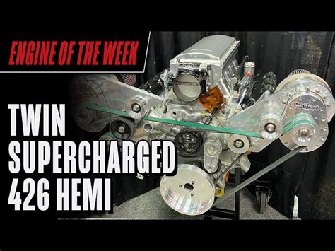 Supercharged 426 Hemi Engine