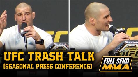 Best Trash Talk Moments Ufc Seasonal Press Conference Hilarious Youtube