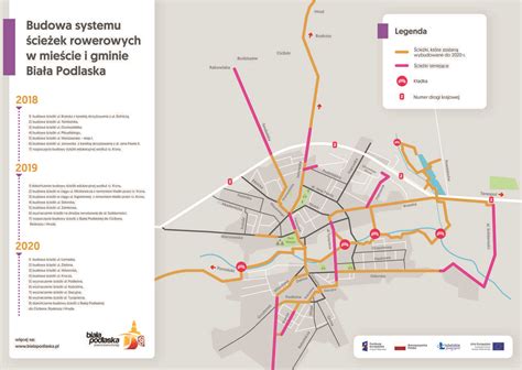 Wszystko dla rowerzystów i pieszych Kilometry ścieżek rowerowych i