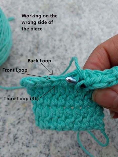 How To Crochet The Third Loop Half Double Crochet Stitch Tutorial