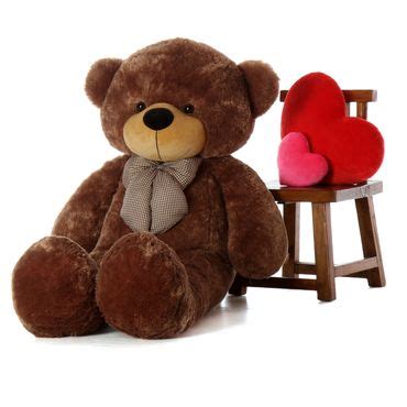 Sunny Cuddles Soft And Huggable Jumbo Mocha Brown Teddy Bear In One