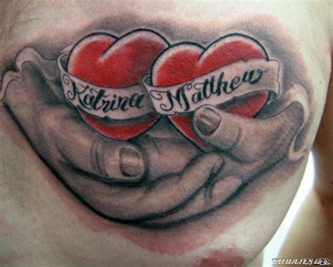 Tatuajes Formados Por Corazones Y Letras Tatuajes 123