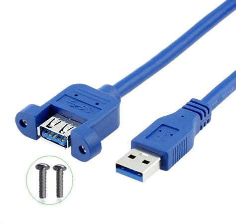 Kabel USB 3 0 przedłużacz męski na żeński przedłużacz podwójny