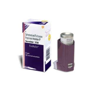 Seretide 250 Evohaler Salmeterol Fluticasone Propionate Inhalation