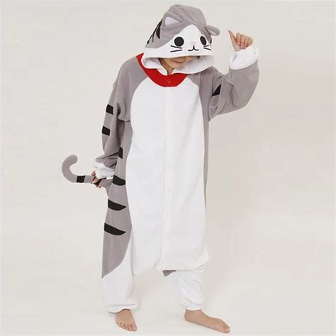 Hot Sale Jp Anime Pajamas Chis Cat Onesie Personalized Cosplay Costume