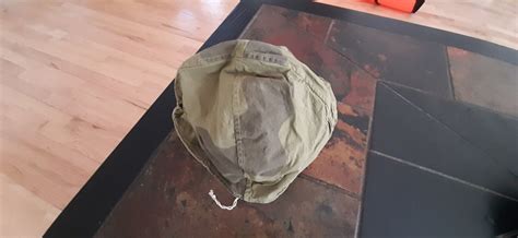Soviet Ww2 Original Scout Sniper Ameba Camo Helmet Cover Dated 1943 4608507963