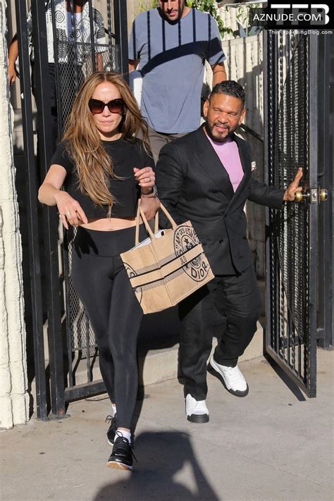 Jennifer Lopez Sexy Seen Flaunting Her Hot Curves Outside The Studio In Los Angeles Aznude