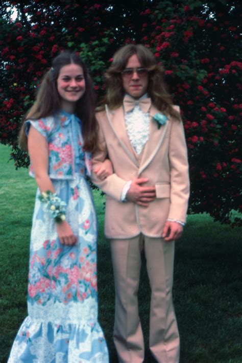 70s Prom Fashion Holy Hair On Both Of Them Katrina Flickr