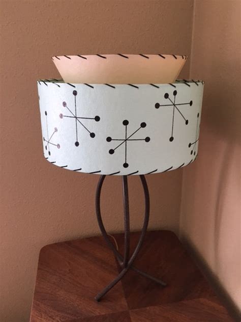 Mid Century Vintage Style Tapered Tier Fiberglass Lamp Shade Etsy