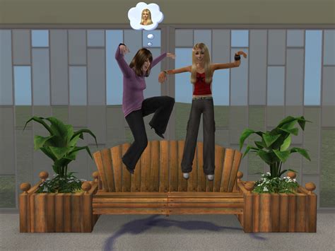 Mod The Sims Anywhere Garden Loveseat