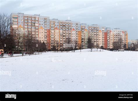 Communist era apartment buildings in Gdansk, Poland © Wojciech Strozyk ...