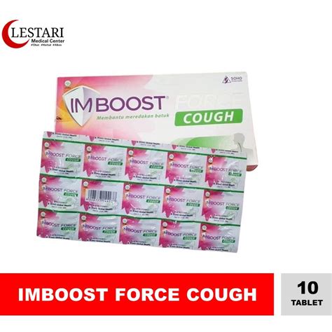 Jual Imboost Force Cough Tablet Strip Shopee Indonesia