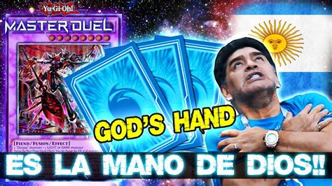 Esto Pasa Cuando Me Toca La Mano De Dios Yu Gi Oh Master Duel Youtube