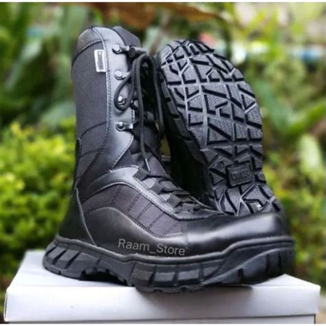 Cuero DRAGON Sepatu PDL SATPAM TNI King Pdl Terbaru Hitam KULIT SAPI