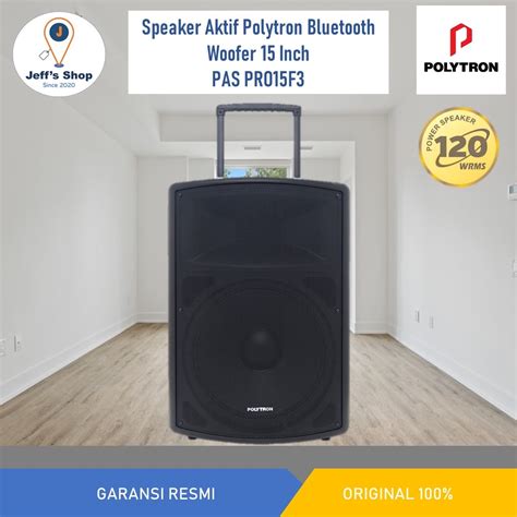 Jual Polytron Speaker Aktif Profesional Woofer 15 Inch PAS PRO15F3