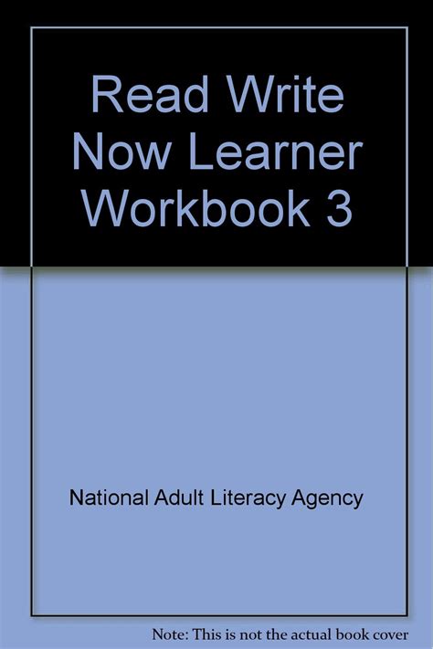 Read Write Now Learner Workbook 3 Uk National Adult