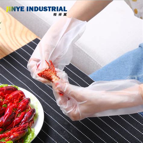 Biodegradable Eco Friendly Pe Plastic Gloves Food Grade Glove Hdpe