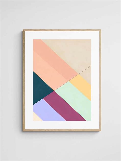 Pastangular - Geometric Abstract Art in Pastel Tones