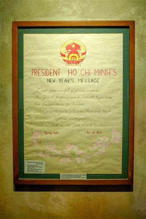 Hanoi Vietnam 29 Jan 2024 1969 New Year S Message From Ho Chi Minh