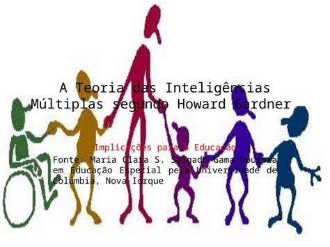 Pptx A Teoria Das Intelig Ncias M Ltiplas De Howard Gardner Grupo Ddj