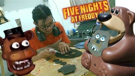 Fnaf Freddy Fazbear Mask Tutorial Cara Bikin Topeng Freddy Five Night