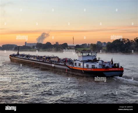 Binnenvaart Translation Inlandshipping On The River Rhein Lobith