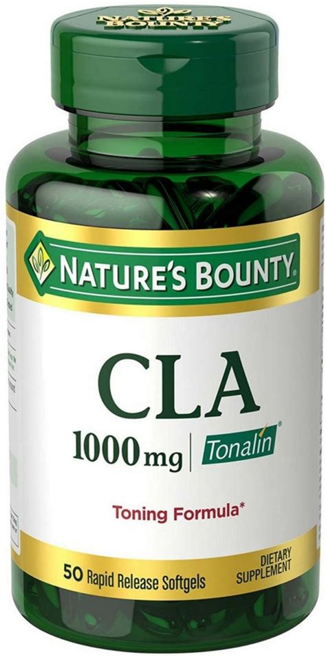 Natures Bounty Cla 1000 Mg Softgels 50 Soft Gels