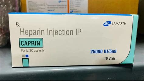 Heparin Injection Iu Ml Caprin At Rs Piece