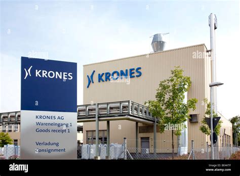 Logo Of The Krones Ag Company On A Factory Hall In Neutraubling