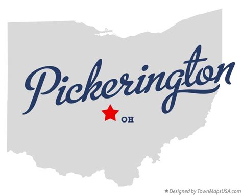 Map of Pickerington, OH, Ohio