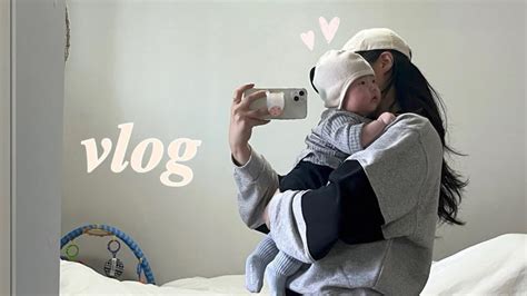 Vlog 👼🏻신생아 육아 브이로그 아기랑 커플룩🤍 또 원더윅스 아기체육관타이니모빌터미타임 초보맘 일상