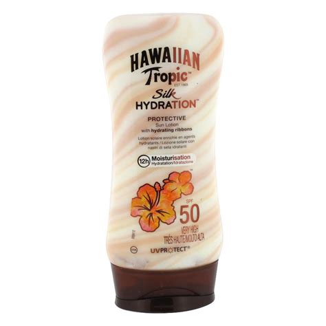 Hawaiian Tropic Sensivtive Sun Lotion Hydration LSP50 180 ml - Bikini ...