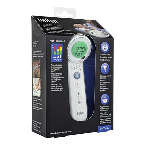 Braun BNT400 No Touch + Touch Digital Thermometer 4022167204004 ...