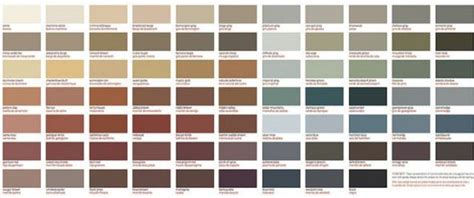 Arborcoat Solid Stain Color Chart